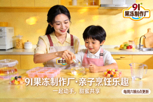 9I果冻制作厂视频海报 - 亲子烹饪乐趣