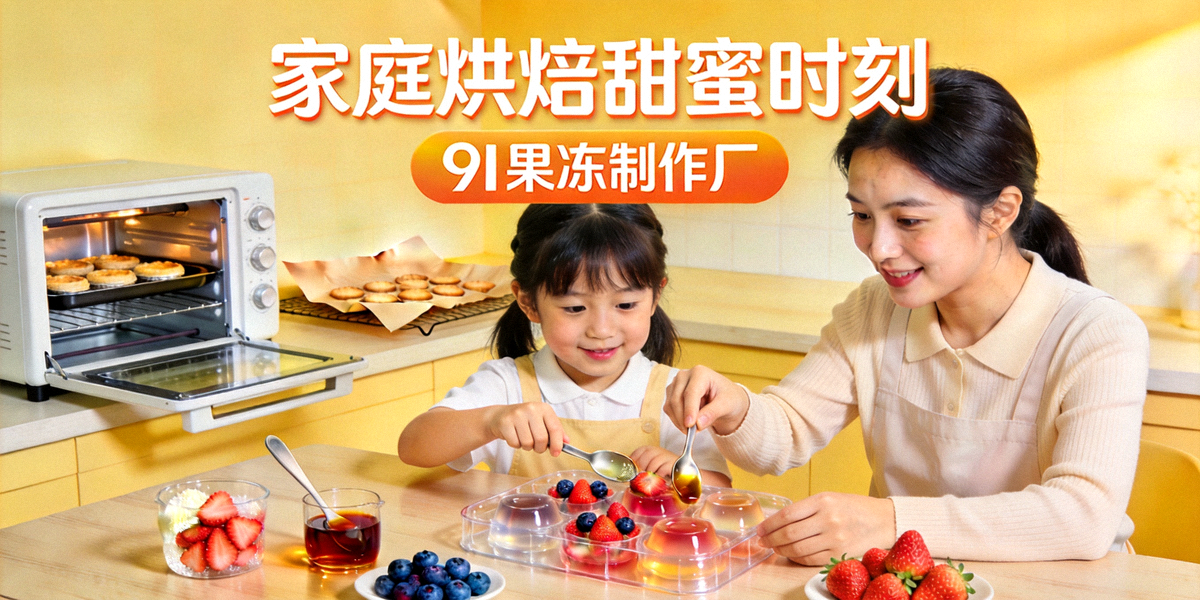 9I果冻制作厂热门视频封面 - 家庭烘焙甜蜜时刻