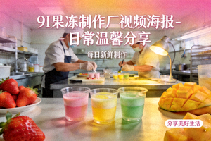 9I果冻制作厂视频海报 - 日常温馨分享