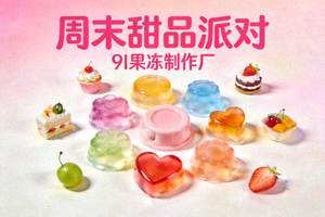 9I果冻制作厂视频海报 - 周末甜品派对